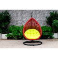 Très unique et durable jardin extérieur Jardin Chaise à osier Swing Poly Rattan Hamac